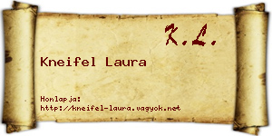 Kneifel Laura névjegykártya